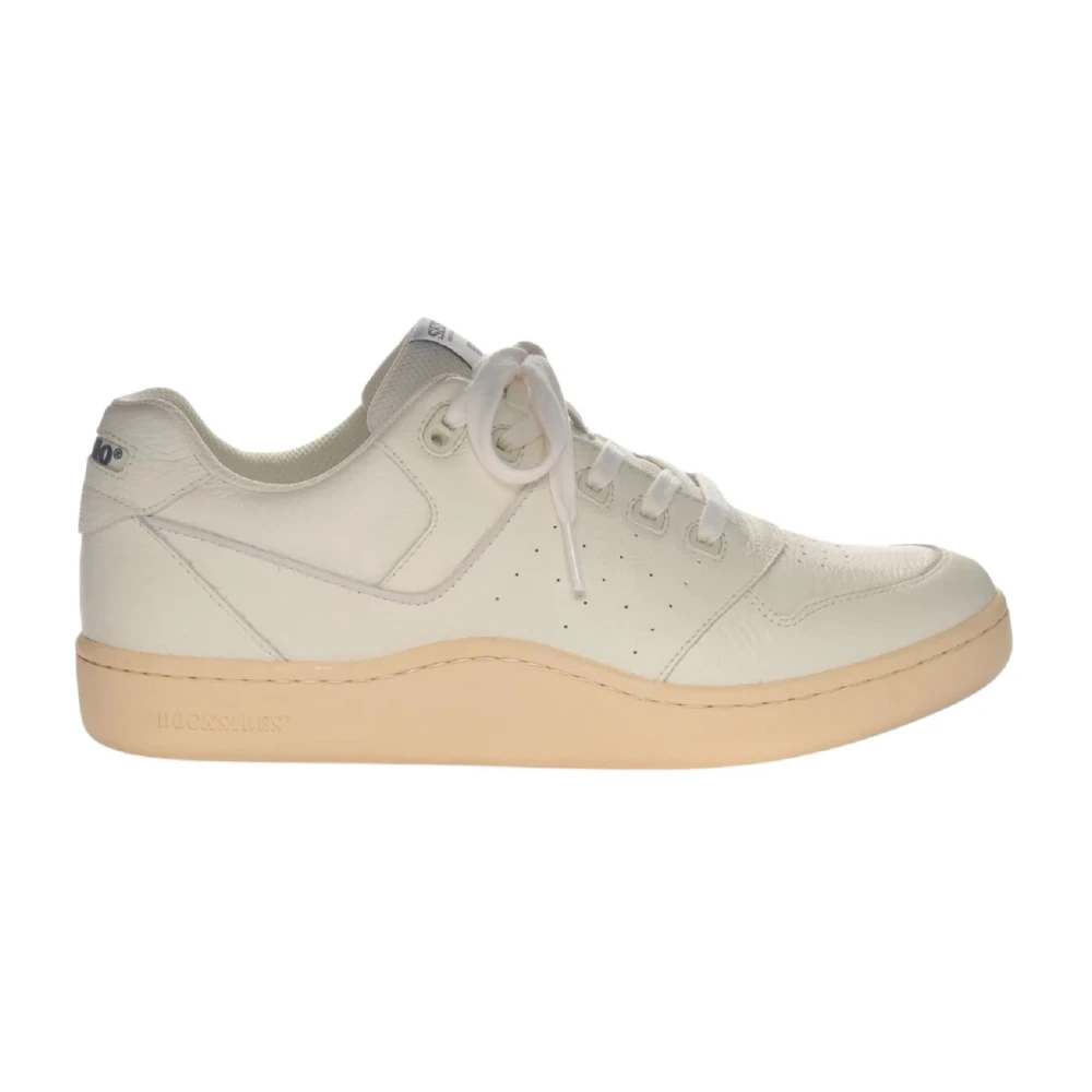 Sebago Leren Sneakers Heren Schoenen Beige