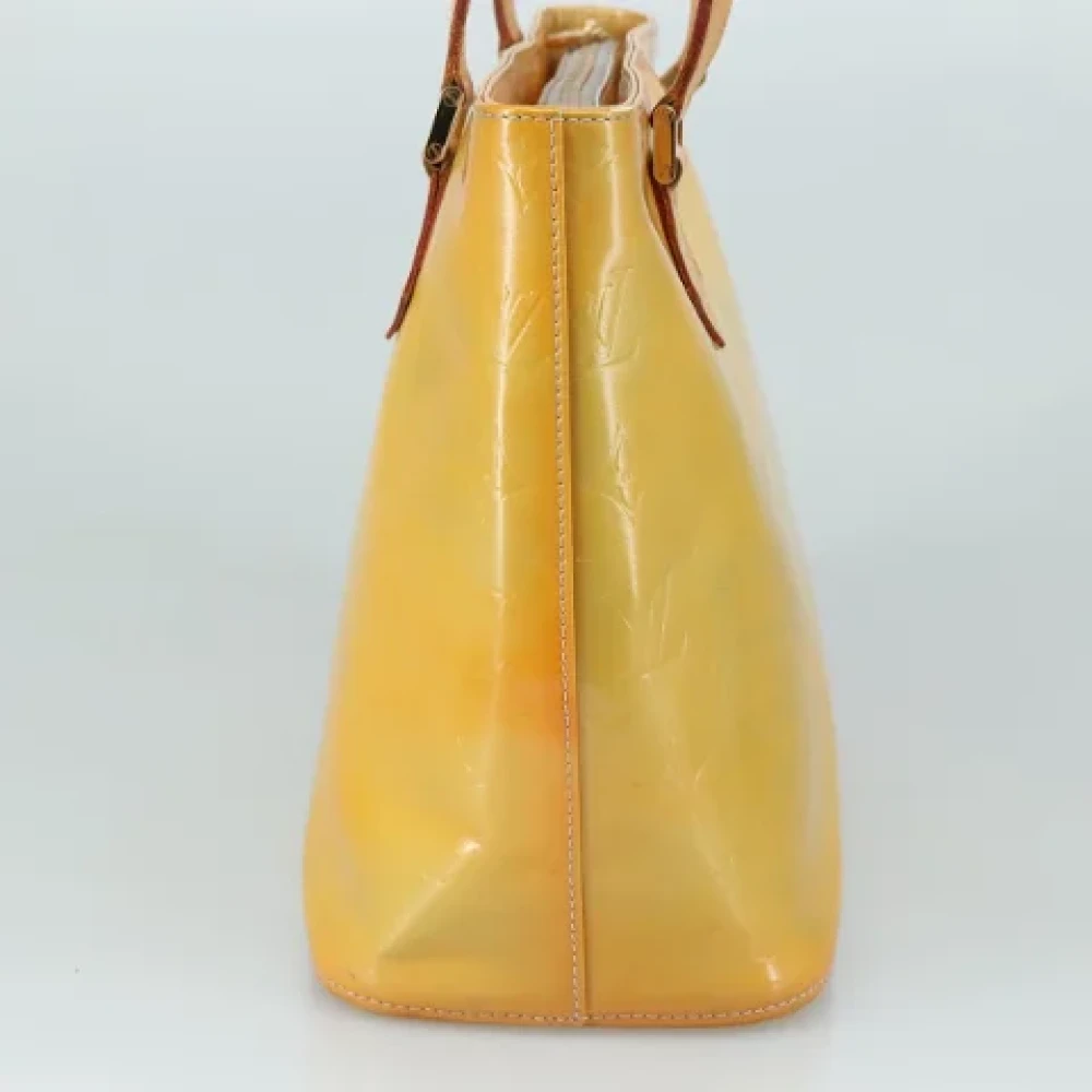 Louis Vuitton Vintage Pre-owned Leather handbags Yellow Dames