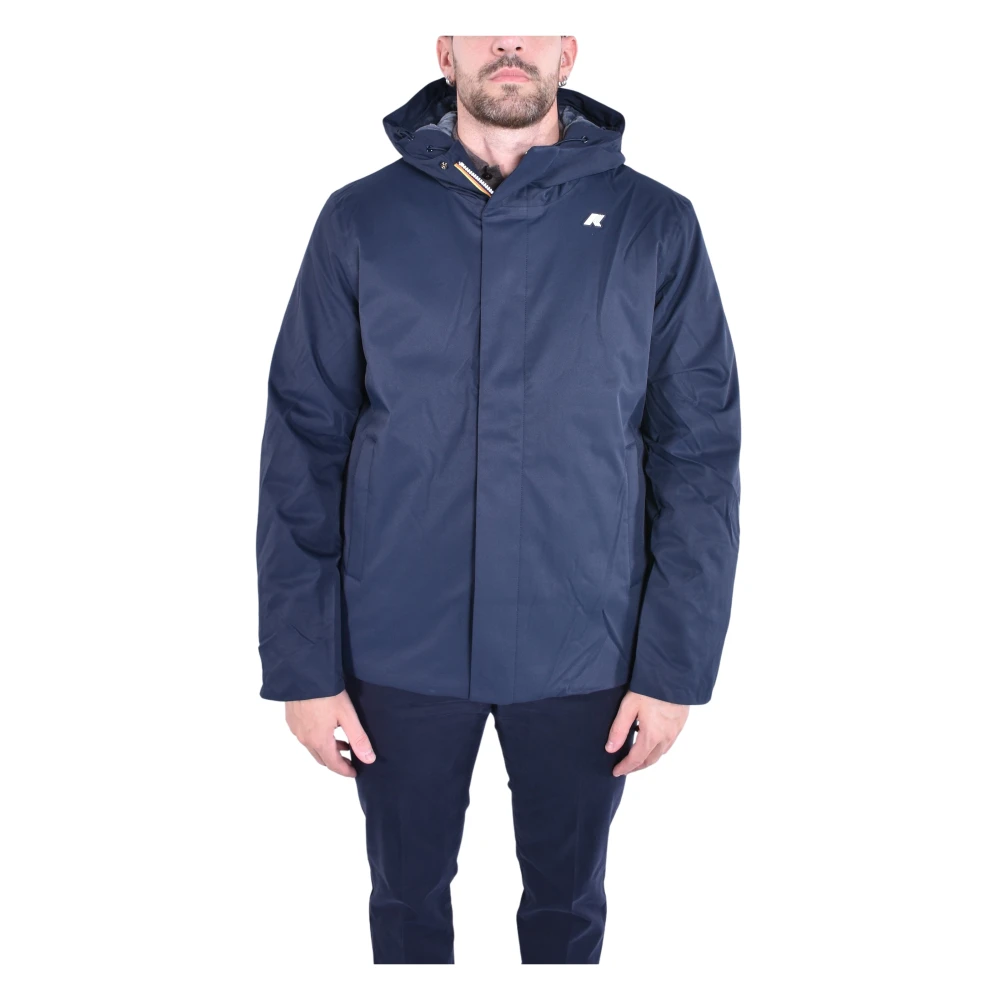 K-Way Men's Blue Light Jackets, S, Jacko Jacket