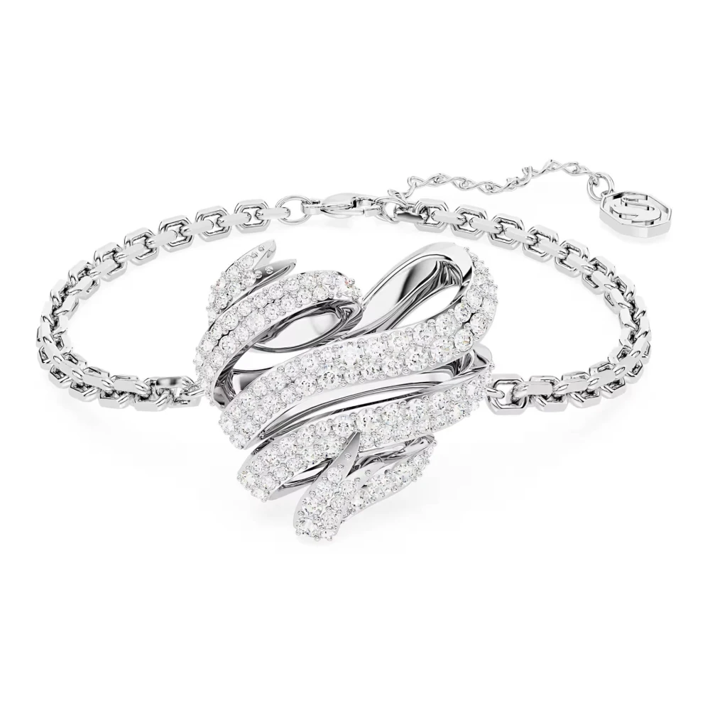 Swarovski Donna Grigio Accessori, Taglia Unica, New,