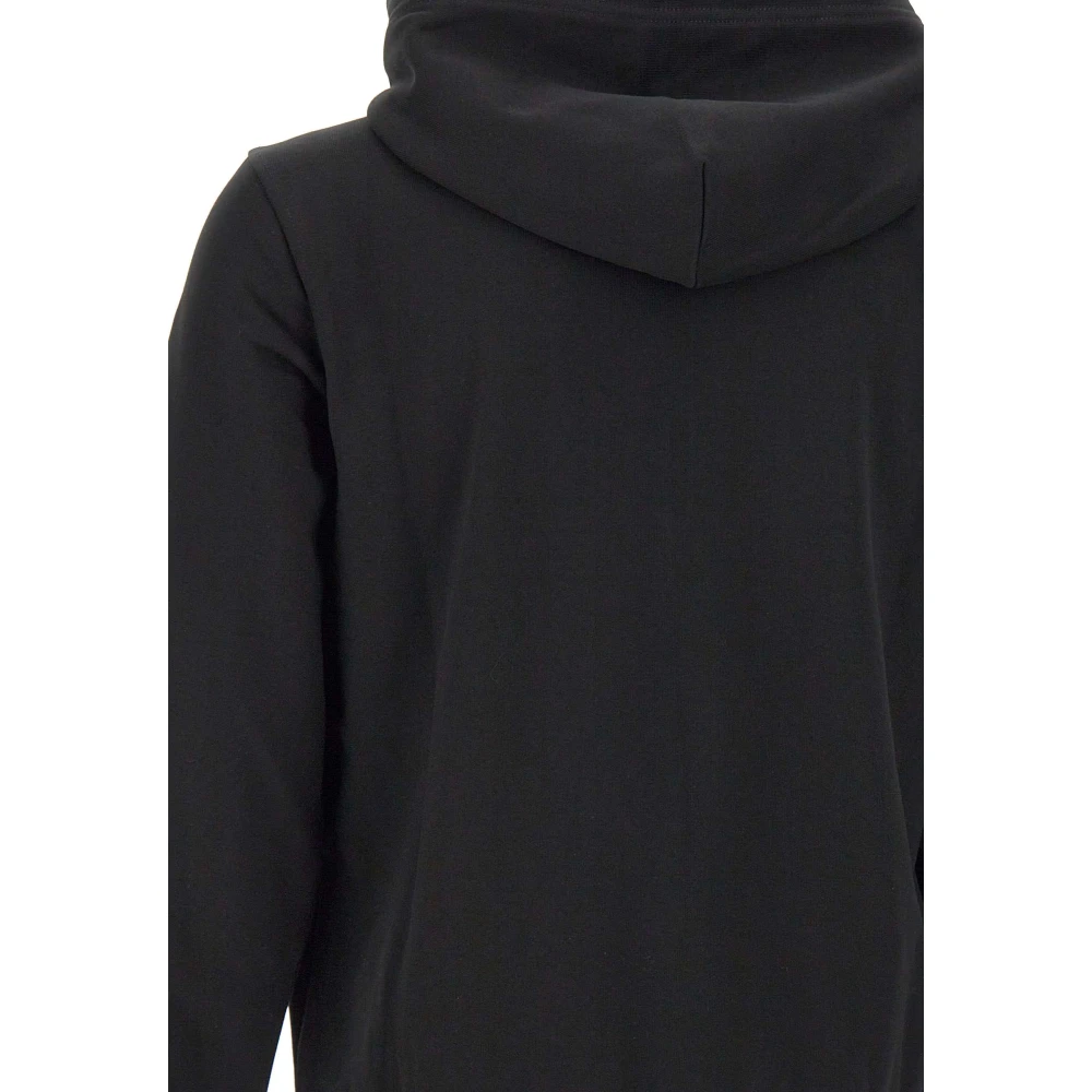 Diesel Zwarte Katoenmix Hoodie Trui Black Heren