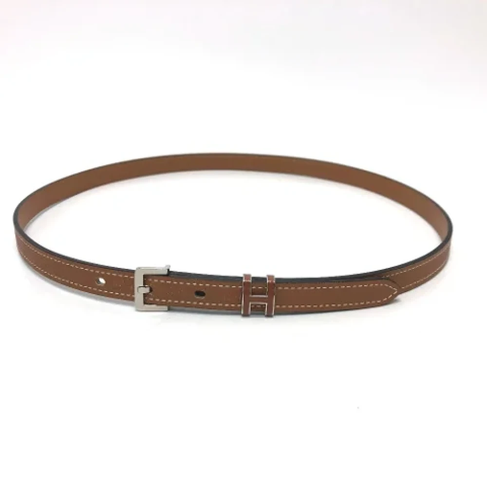 Hermès Vintage Pre-owned Leather belts Brown Dames