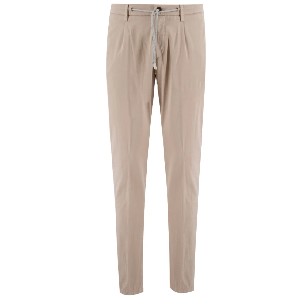 Eleventy Men's Pink Slim-Fit Trousers, W36, Trousers