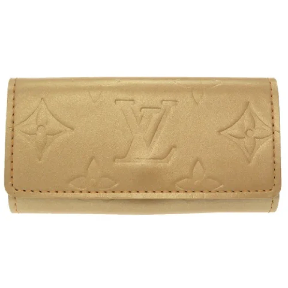 Louis Vuitton Vintage Pre-owned Canvas key-holders Yellow Dames