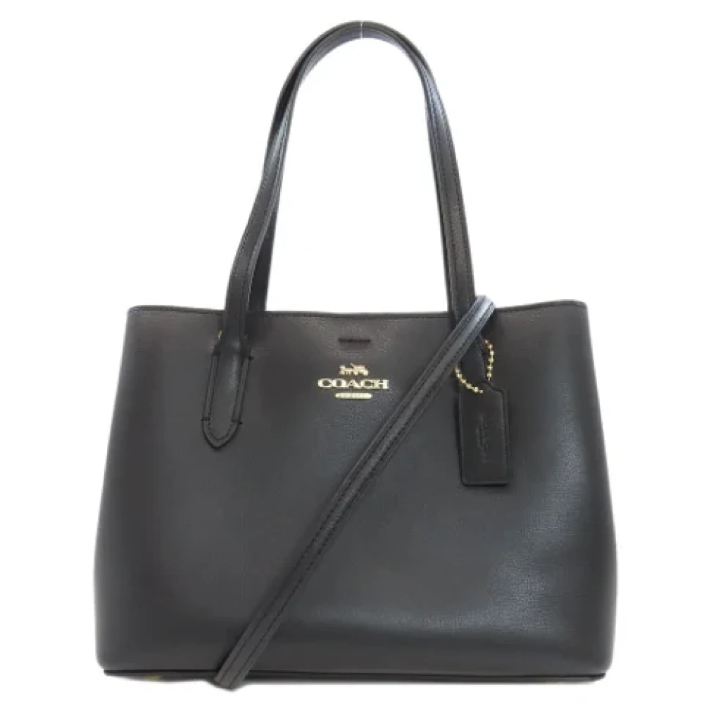 Coach Pre-owned Leather handbags Black Dames