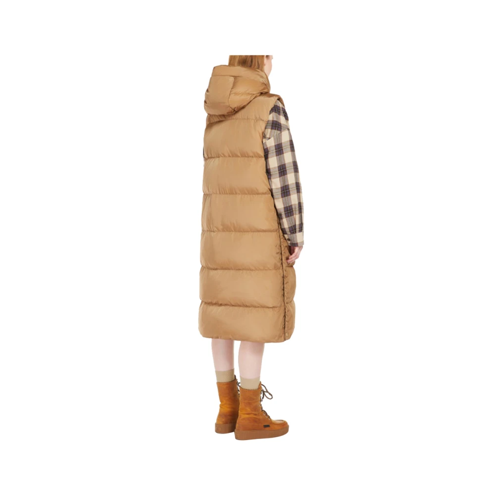 Max Mara Weekend Kameel Weekendjassen Elegant Veelzijdig Rits Brown Dames