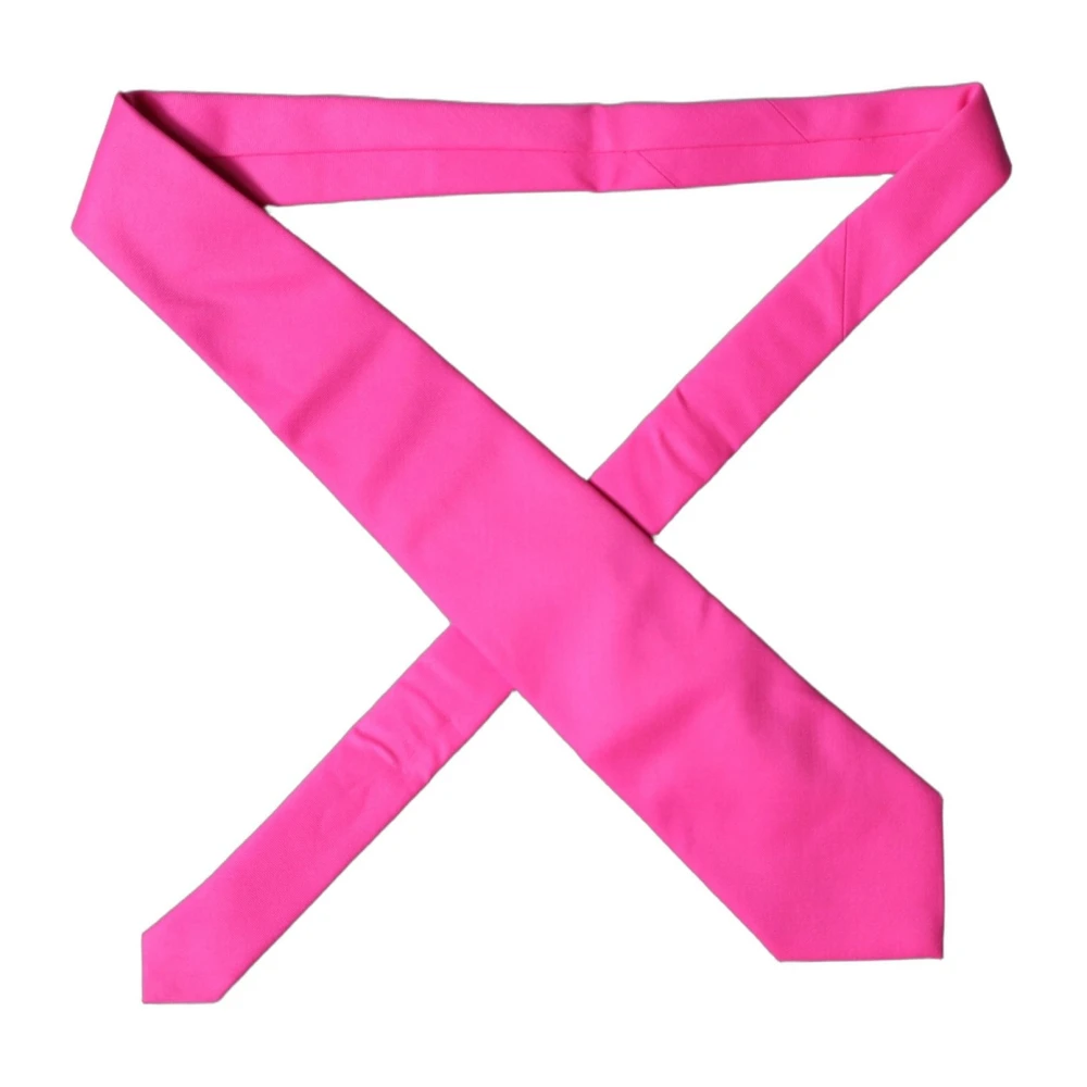 Dolce & Gabbana Women's Pink Ties, One Size, Necktie