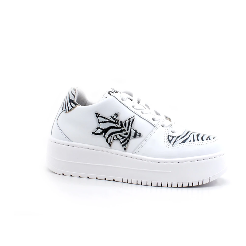 2Star 2 Stair Stelle Zebra Dames Schoenen Wit