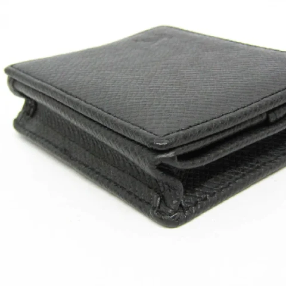 Louis Vuitton Vintage Pre-owned Leather wallets Black Heren