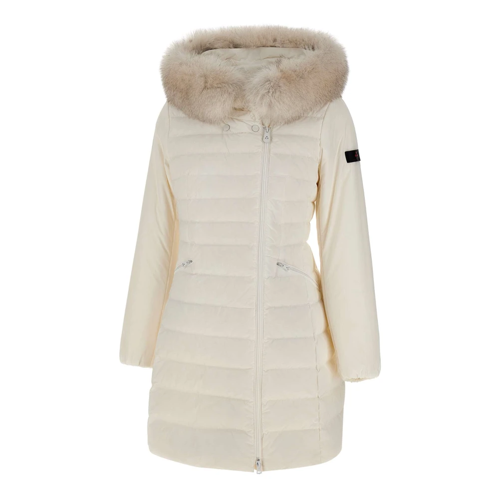 Peuterey Witte Bont Donsjas White Dames