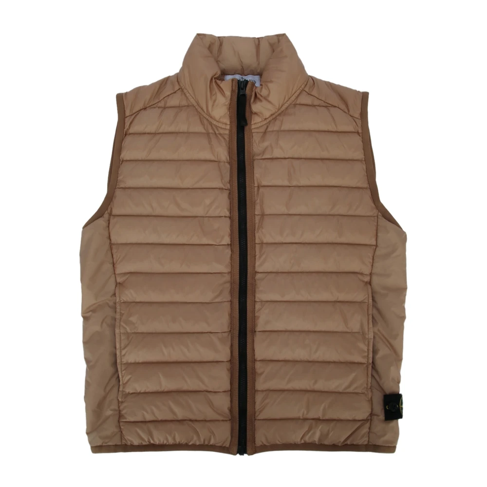 Stone Island Gray Waistcoats, Unisex, 8 Y, Vest