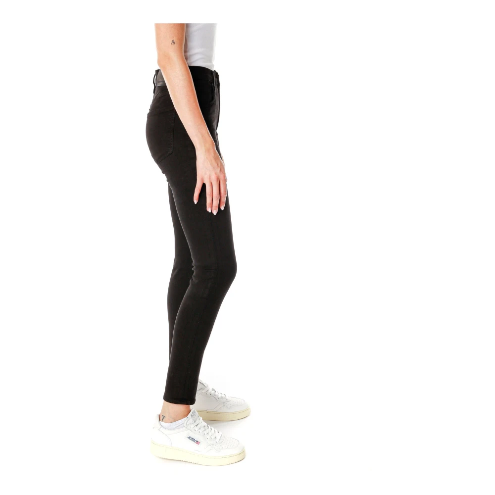 Citizens of Humanity Midwaist Skinny Fit Jeans Black Dames