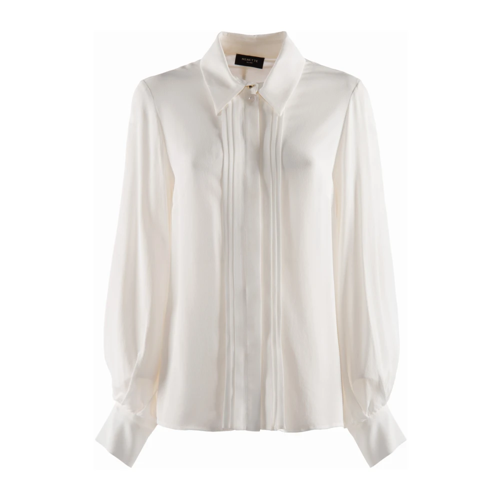 Nenette Ivory Shirt Collectie Beige Dames