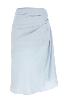 blue-draped-flared-skirt