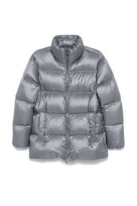 Slate Grey Quiltad Dunjacka