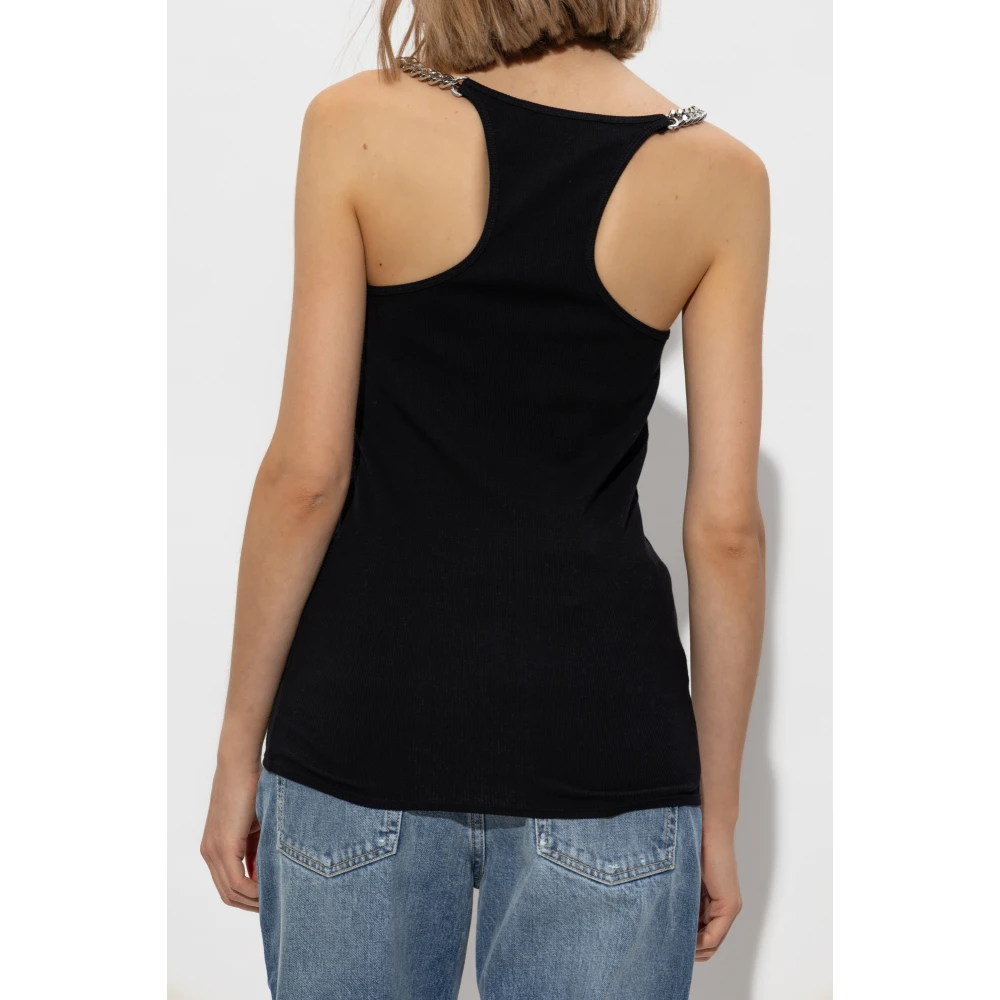 Stella Mccartney Kettingband top Black Dames