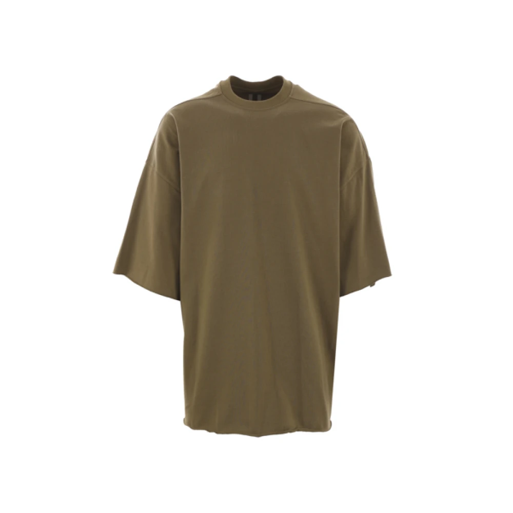 Rick Owens Oversized katoenen T-shirt Green Heren