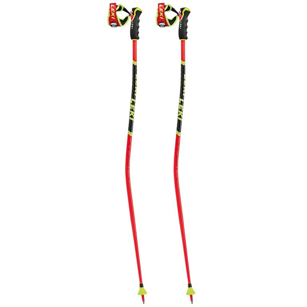 3D Bright Red/Black/NeonYellow Ski Staver