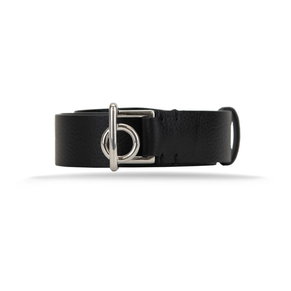 Burberry Men's Black Belts, 90 Cm, Leather Belt