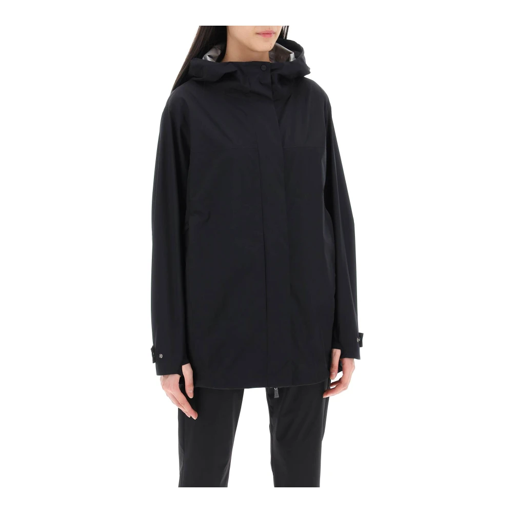 Herno Lichtgewicht Gore-Tex capuchonjack Black Dames