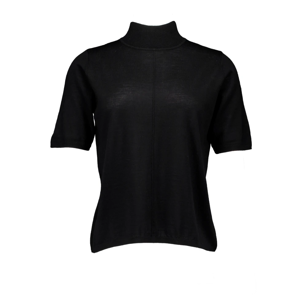 No man's land Stijlvolle Donkerblauwe Top Blue Dames