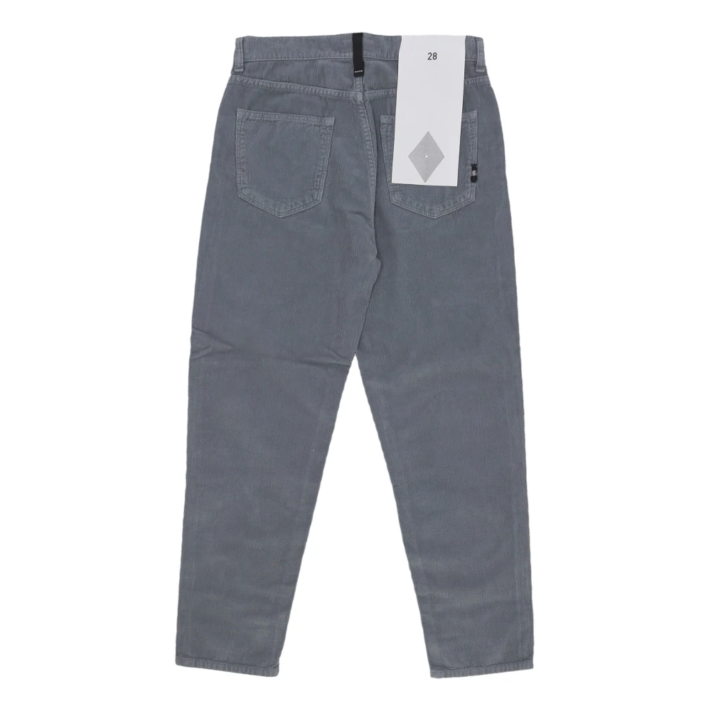 Amish Fluwelen Werkbroek Antraciet Gray Heren
