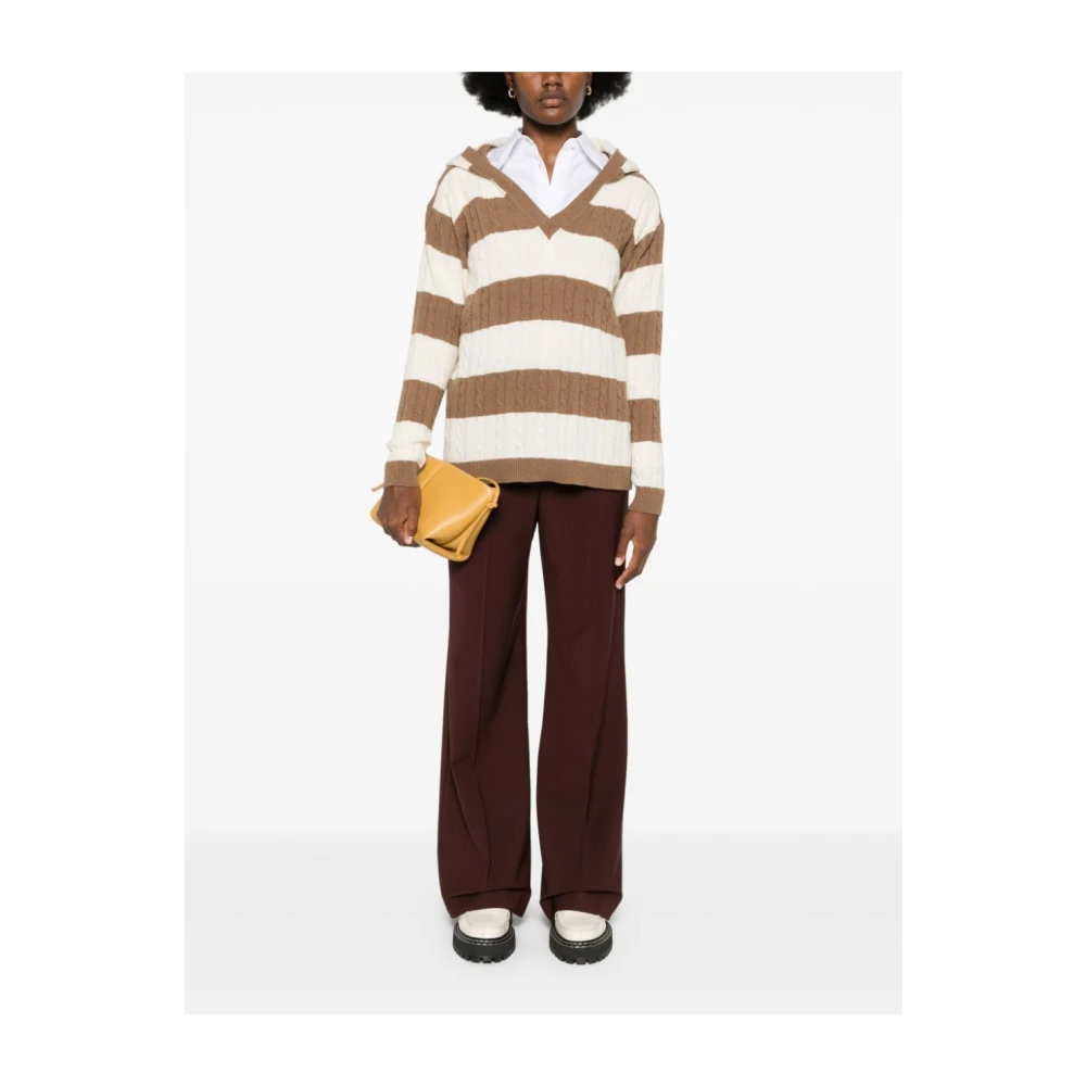 Semicouture Ivory Desert Style Zoe Jurk Multicolor Dames