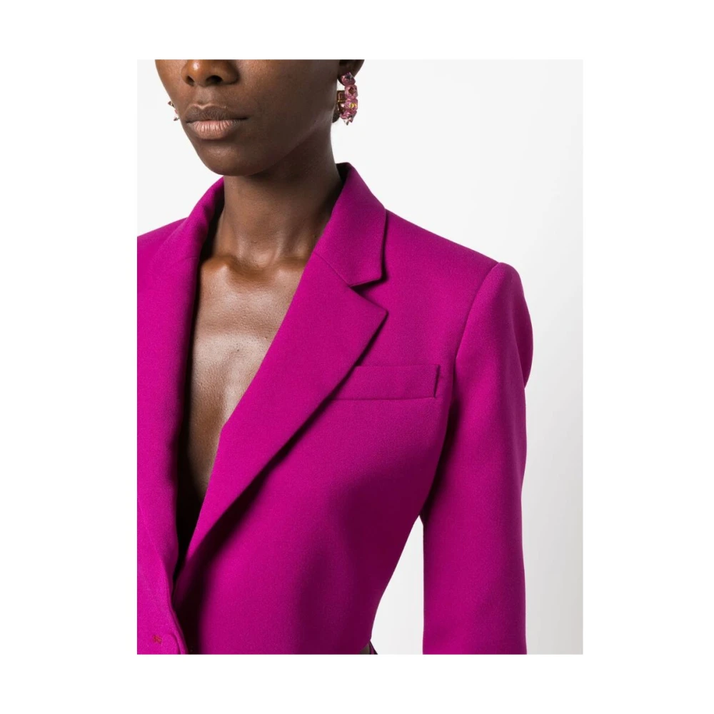 Andamane Roze Jas met Inkeping Revers Pink Dames