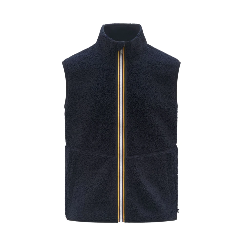 K-Way Uomo Blu Giacche, L, New,