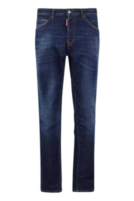 Dark Clean Wash Teddy Jeans