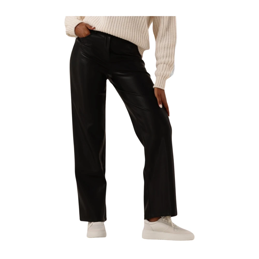 Notre-v Zwarte Elegante Broek Black Dames