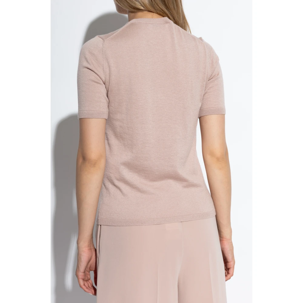 Max Mara Korte trui Warren Pink Dames