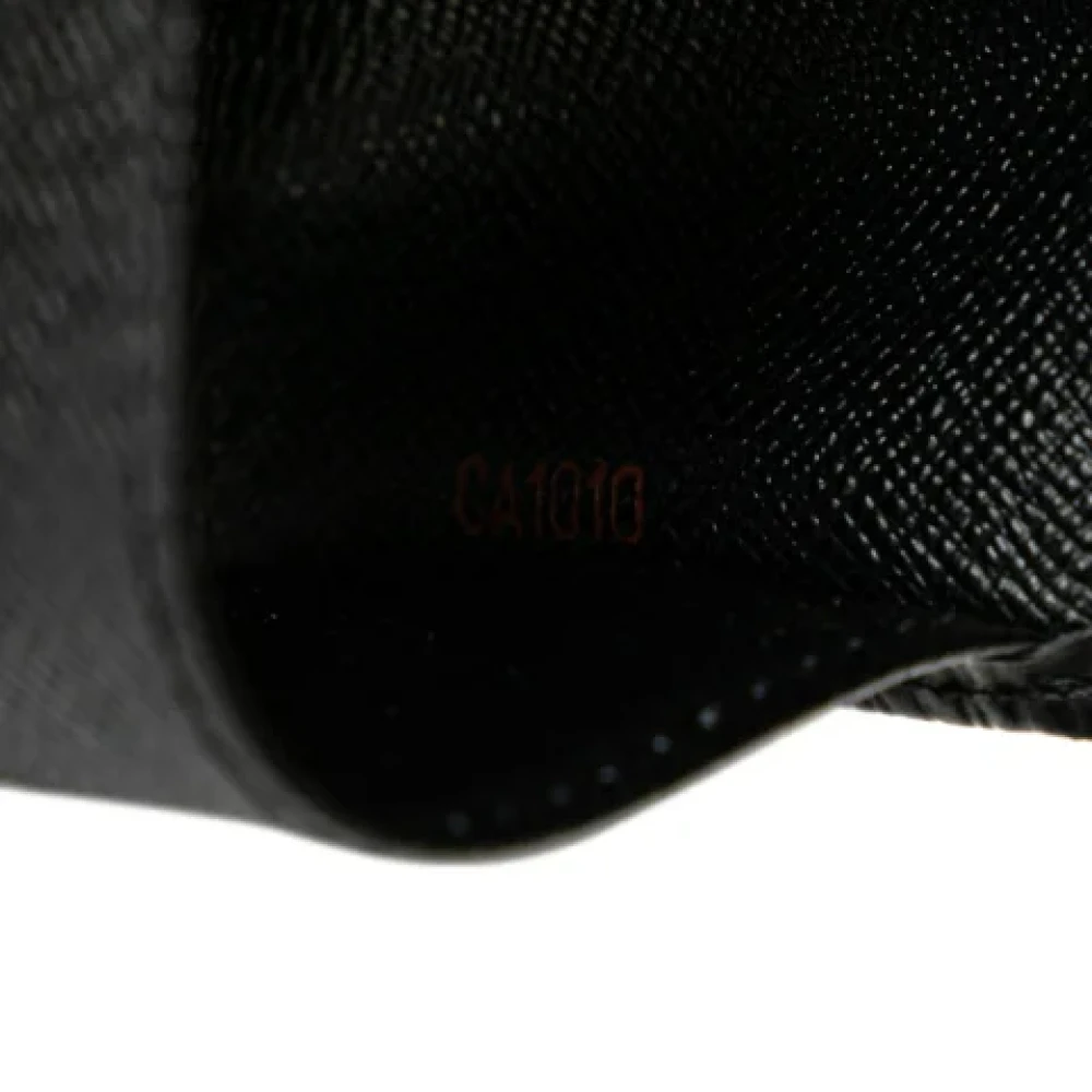 Louis Vuitton Vintage Pre-owned Leather key-holders Black Dames