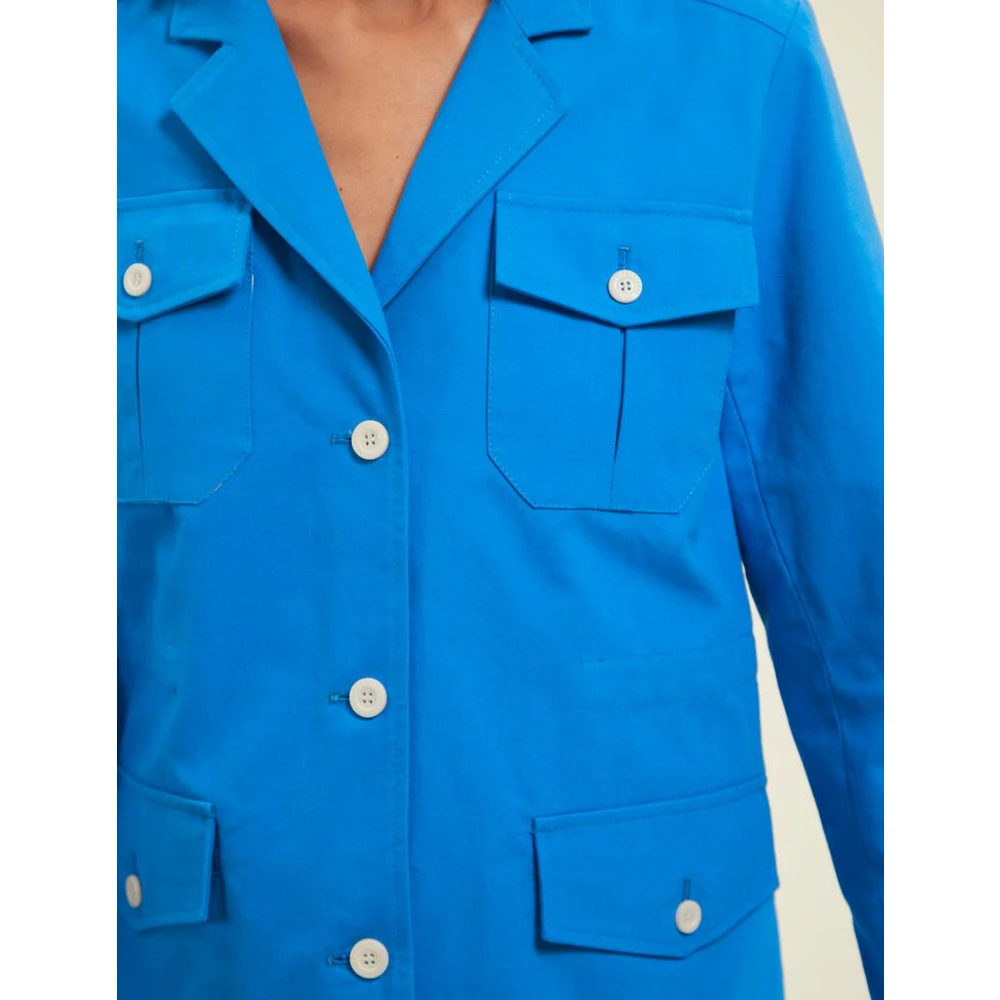 Ines De La Fressange Paris Kobaltblauwe Safarijas Blue Dames