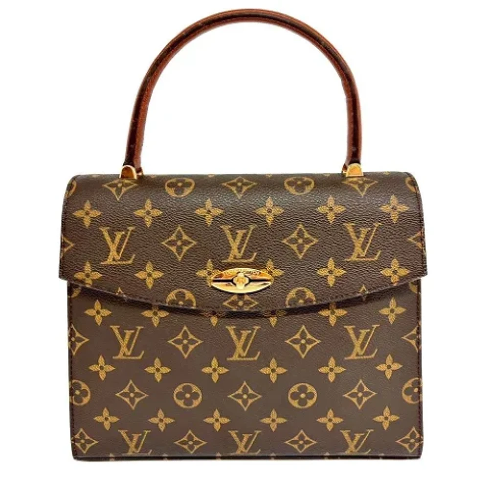 Louis Vuitton Vintage Pre-owned Canvas handbags Brown Dames
