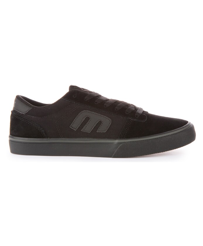 black-suede-canvas-vulcanized-shoe-men
