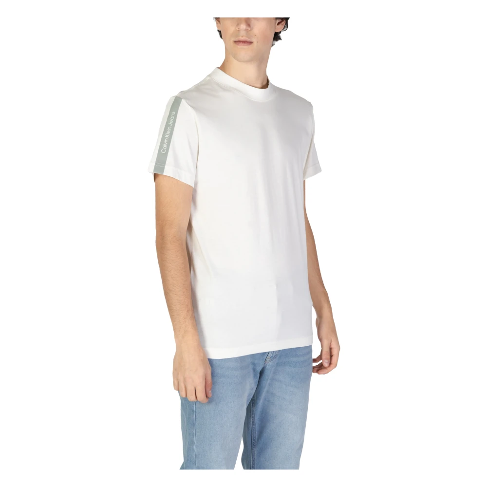 Calvin Klein Jeans Katoenen Heren T-shirt en Polo Beige Heren
