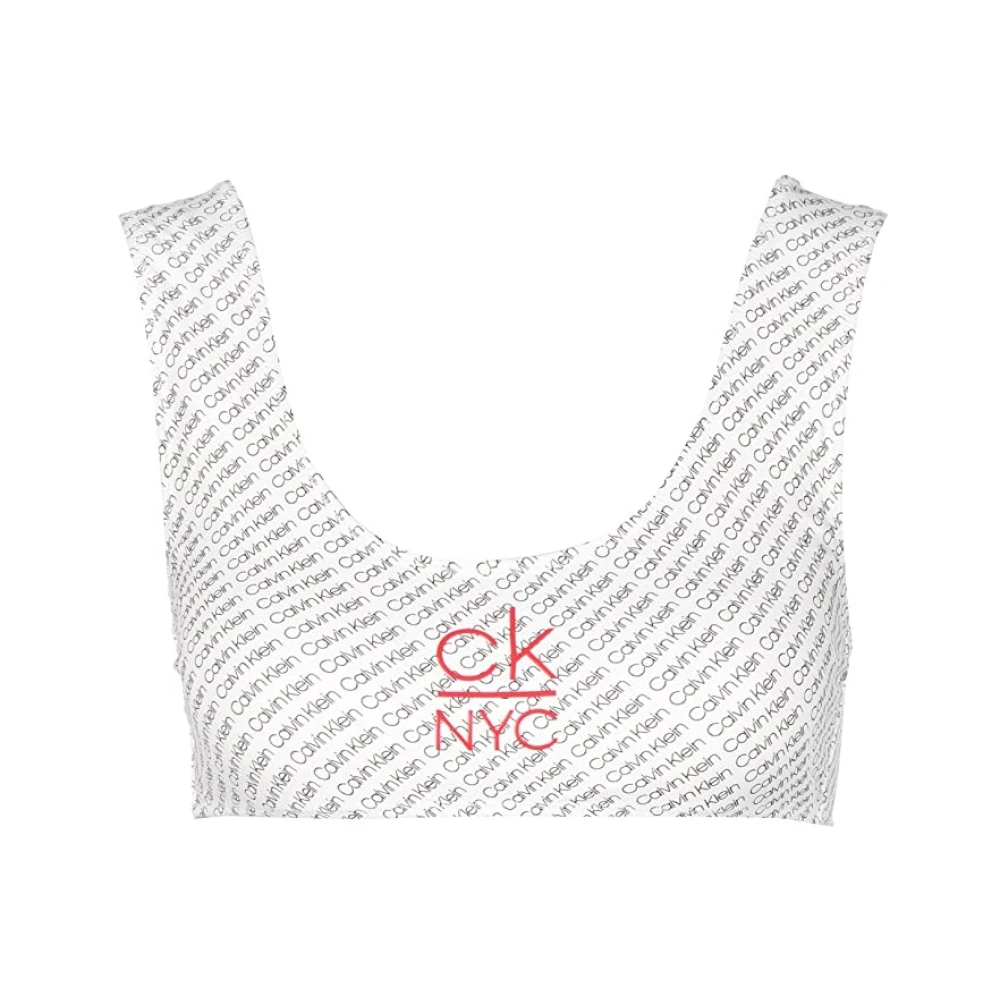 Calvin Klein Mouwloze Top White Dames