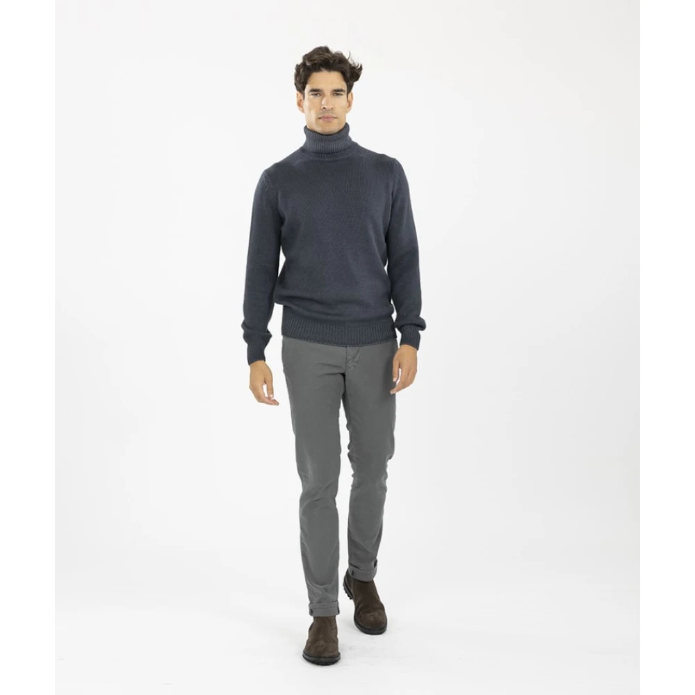 Filippo De Laurentiis Coltrui met Ribboord en Manchetten Gray Heren