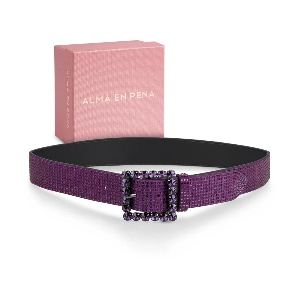 Alma en Pena Riem bedekt met strass Purple Dames