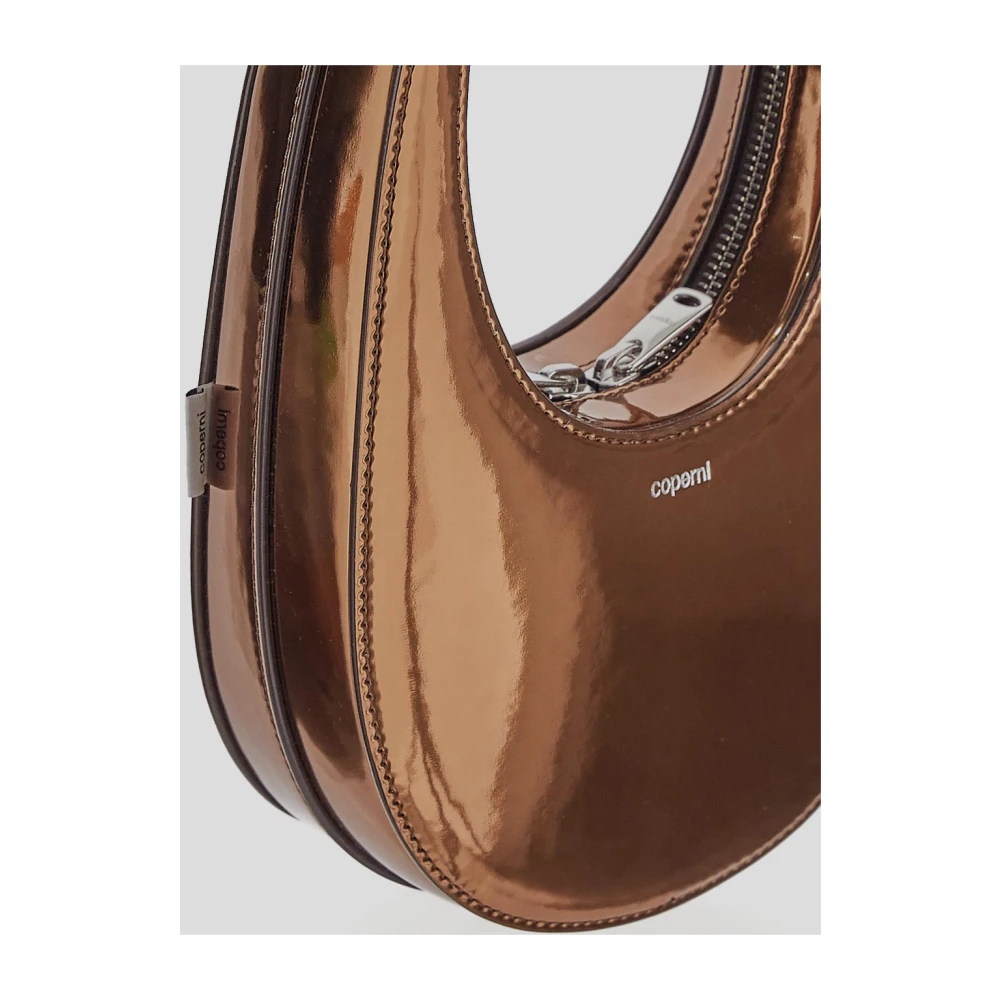 Coperni Leren Mini Swipe Tas Brown Dames