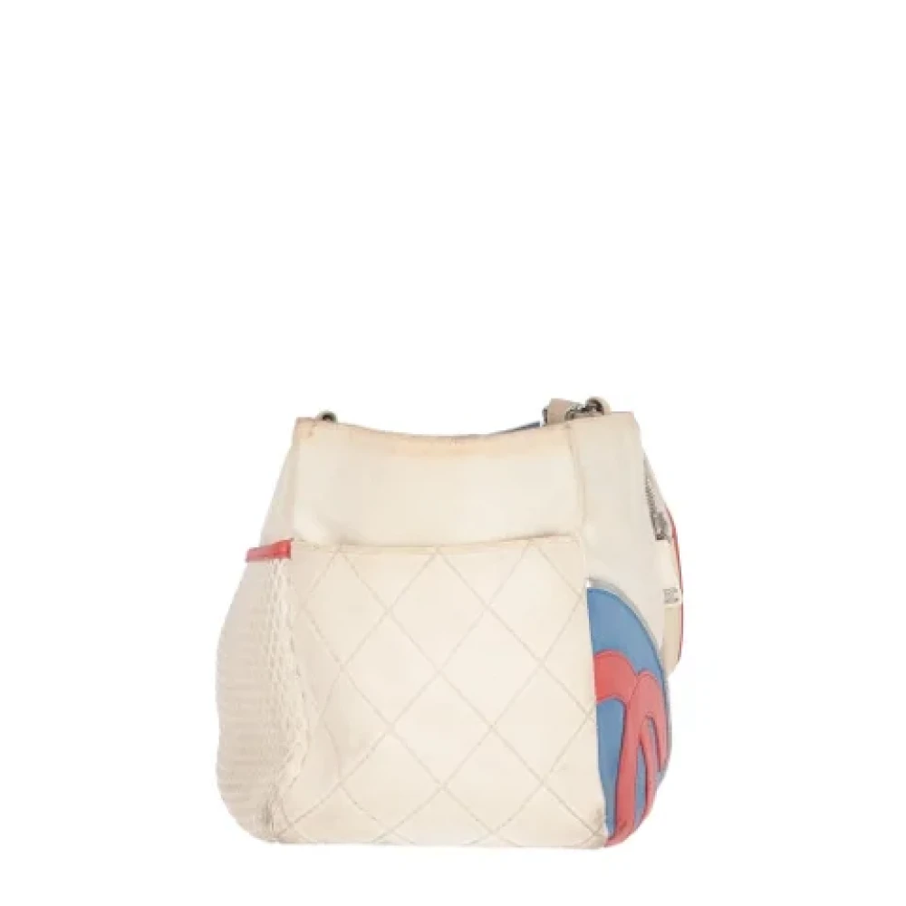 Chanel Vintage Pre-owned Leather chanel-bags Gray Dames