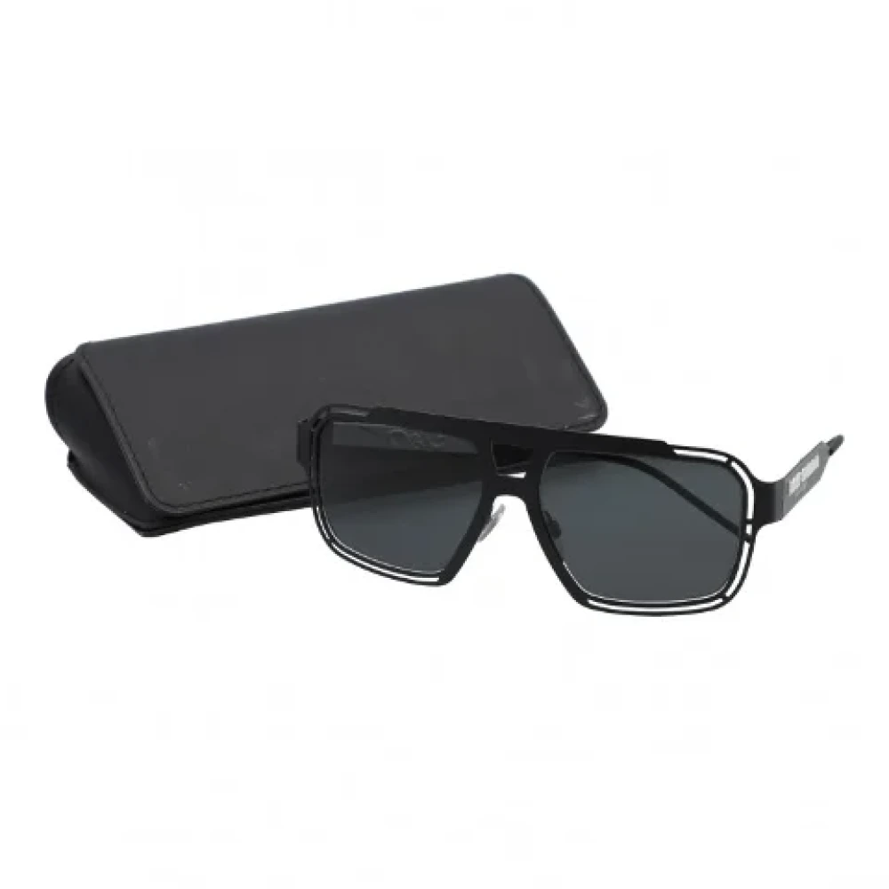 Dolce & Gabbana Pre-owned Metal sunglasses Black Dames