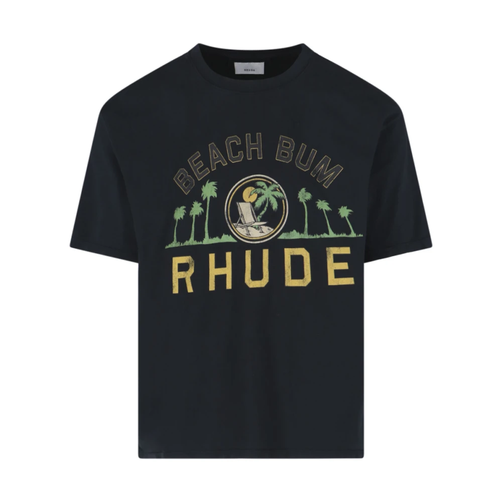 Rhude Beach Bum T-shirt Black Heren