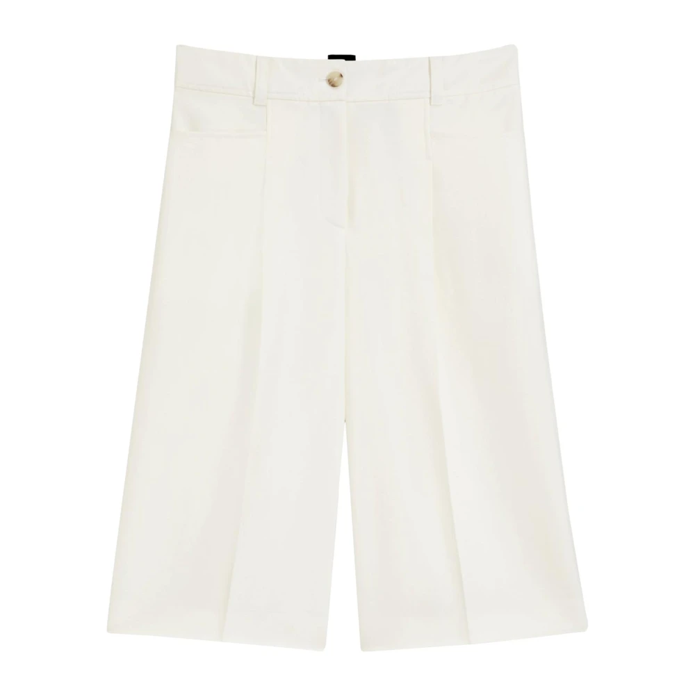 Hugo Women's White Bermudas, L, C Talarina1 Bermuda Shorts