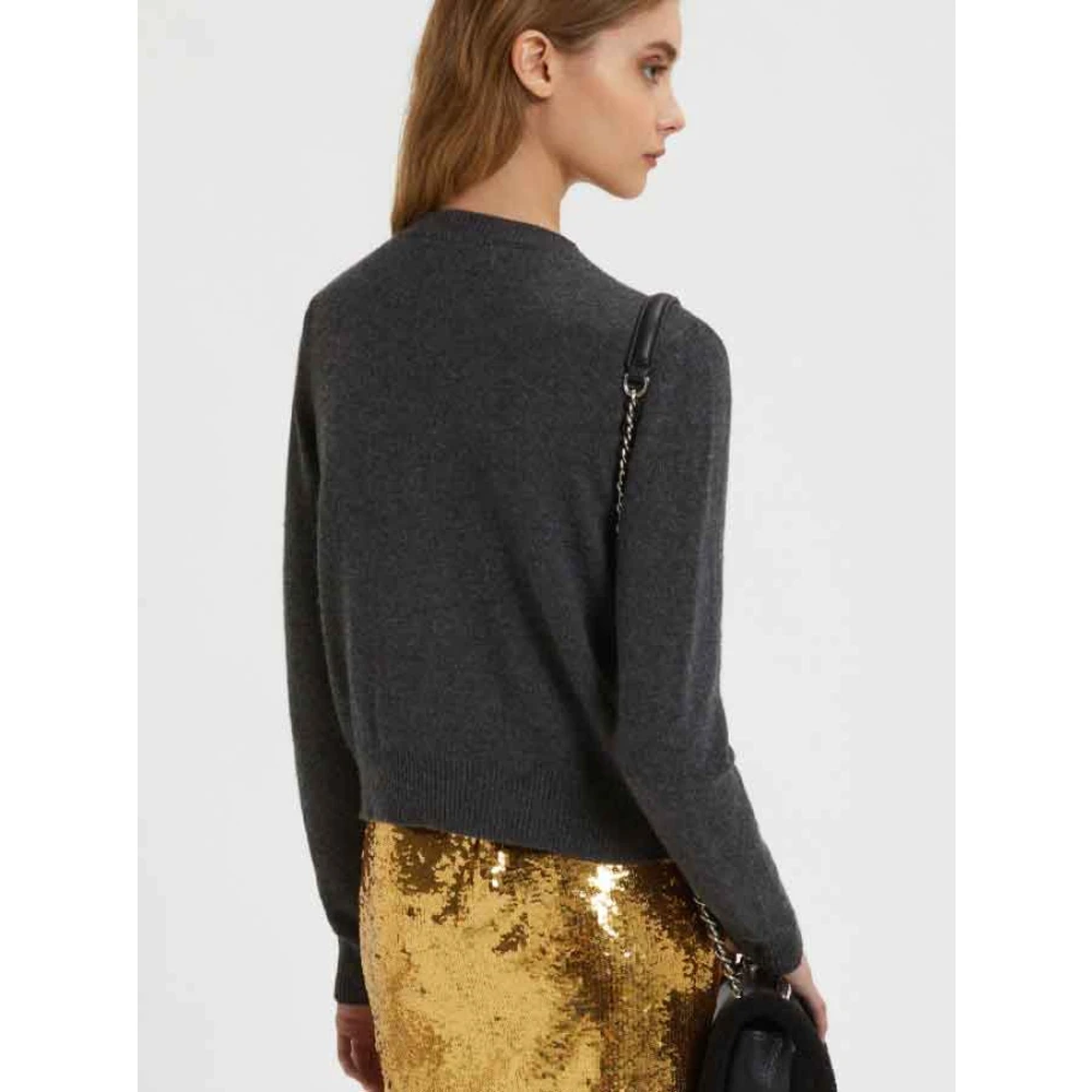 Ermanno Scervino Antraciet Cardigan voor Vrouwen Multicolor Dames