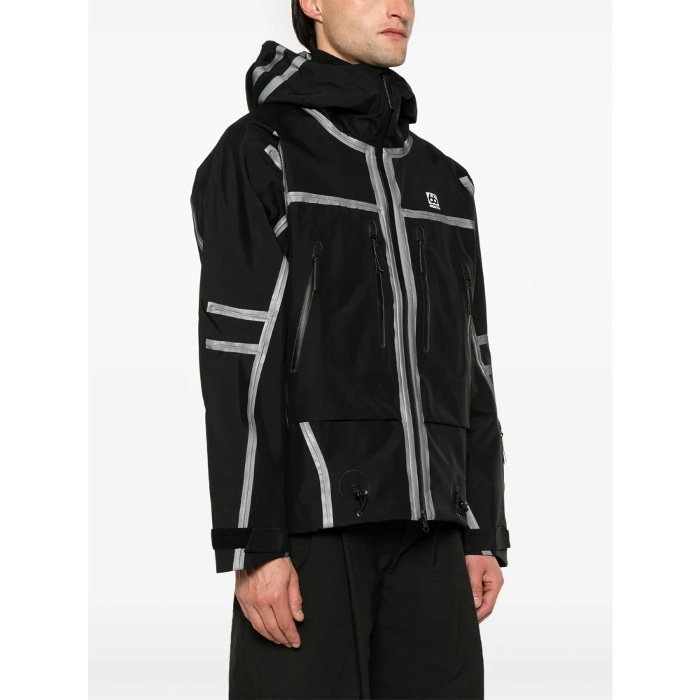 66 North Zwarte Shelljas met Ritssluiting Black Heren