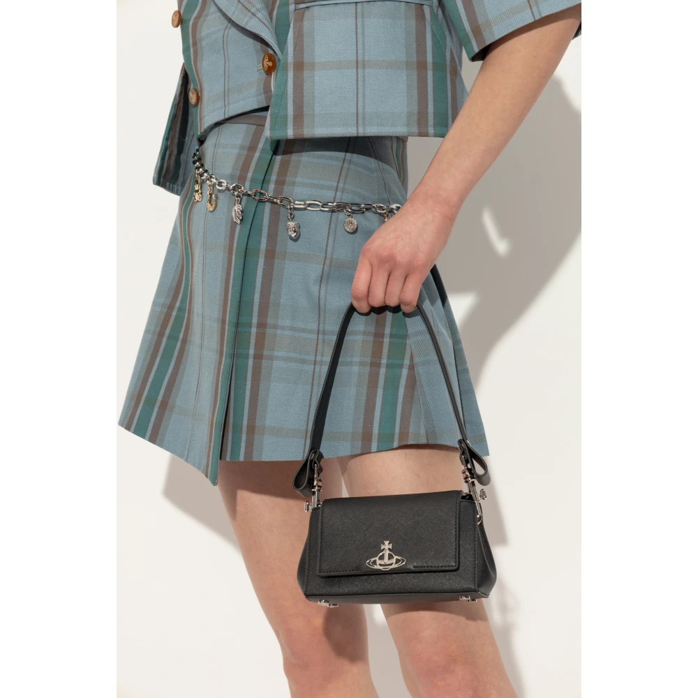 Vivienne Westwood Schoudertas met logo Black Dames
