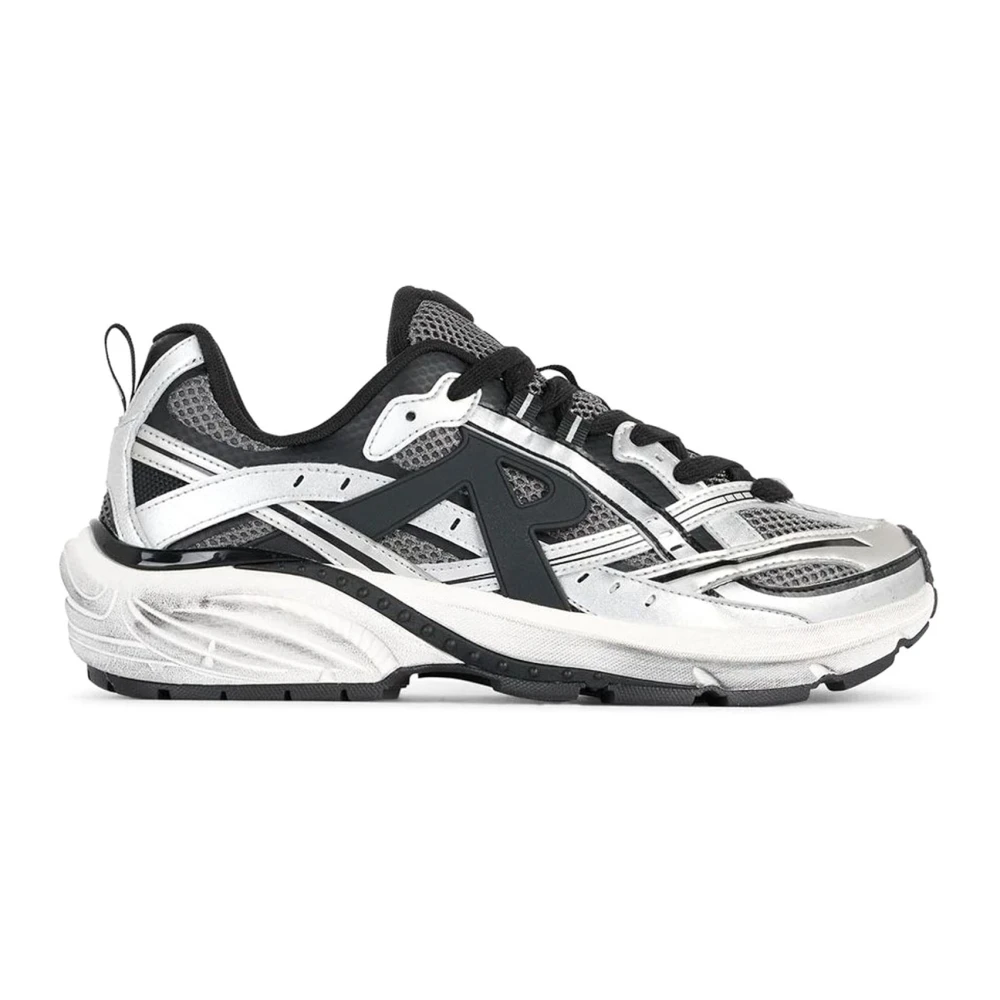 Represent Zilveren Mesh Runner Sneakers Heren Schoenen Grijs