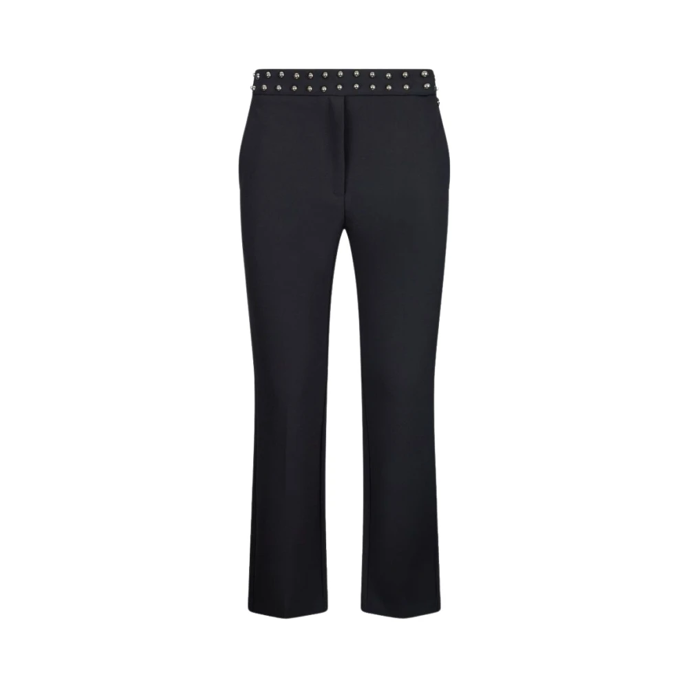 Liu Jo Femme Noir Pantalons, Taille: 36 Fr Chino Cropped Pantalons